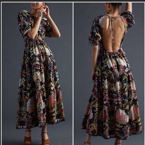 Anthropologie floral maxi